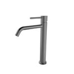 Wastafelmengkraan Hoog BWS Uitloop 19.5 cm 1-hendel Gunmetal