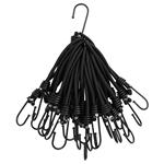 vidaXL Spanelastiek met haken 25 st 17 cm