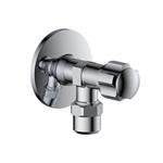 Hoekstopkraan Sanilux 1/2'' x 3/8'' Chroom