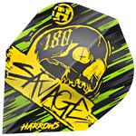 Harrows Savage Flights Groen Geel
