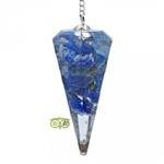Orgon Pendel Lapis Lazuli - facet geslepen