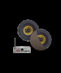 Wifi-Audiosysteem Aquasound (Airplay + Dlna) 50 Watt, Incl Samba Speakers 205 mm 230V/12V, Lan /Wlan