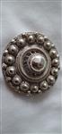 Antieke Zeeuwse Zilveren Knop Broche