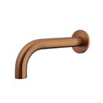 Uitloop Inbouw Rond BWS Danielle 20 cm 1/2'' Geborsteld Brons Koper