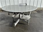 Gronemeyer draaitafel roestvrij staal 150 cm