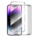 5-Pack iPhone 16 Pro Max Screen Protector - Tempered Clear Glass Film