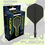 Winmau Fusion Flights Zwart