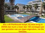 Uw eigen Penthouse in DENIA bij zee met parking en