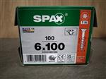 Spax gegalvaniseerd 6x100mm
