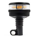LED R65 Zwaailamp amber met heldere lens | 12-24v | DIN-voet | S07ZL602AC
