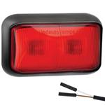 LED markeringslicht rood | 12-24v | 2-PIN connector | 58RME2P