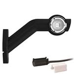 LED Breedtelamp Links - Schuine Steel - 12-36V - 1,5mm² Connector