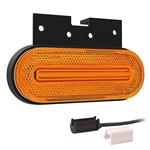 LED Markeringslicht Amber - 12-24V - 50cm Kabel - 1,5mm² Connector