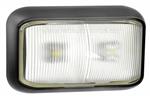 LED markeringslicht wit | 12-24v | 40cm. kabel | 58WME