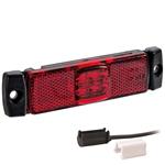 LED markeringslicht rood | 12-24v | 1,5mm². connector | M10MV-120R
