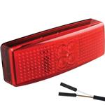 LED markeringslicht rood | 12-24v | 2-PIN connector | 1490RM2P