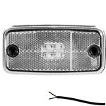 LED markeerlicht wit 12/36V 0,5m. kabel | M10MV-600W