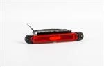 LED Slimline markeerlicht rood/beugel12-24v 50cm kabel | MV-6550R