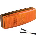 LED Markeringslicht Amber - 12-24V - 2-PIN Connector - LED Autolamps Systeem