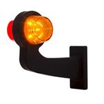 LED Pendellamp Rechts Haakse Steel Helder 12/24V | MB-1012RA