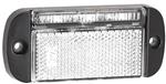 LED markeringslicht wit | 12-24v | 40cm. kabel | 44WME