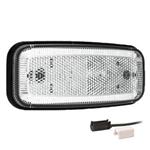 LED markeringslicht wit | 12-24v | 1,5mm². connector | MV-1220W