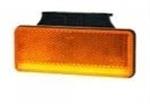 LED markeringslicht neon amber met beugel | 12-24v | 50cm. kabel | MV-3250HA