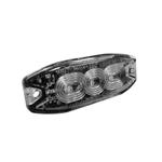 LED Flitser 3 LED's | R65 | slimline | amber | 10-30v | S07F3100