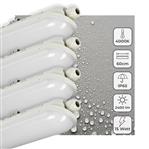 4 PACK - LED's Light Pro TL armatuur compleet 60 cm - Waterdicht - 2400 lm