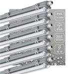 6 PACK - LED's Light LED TL armatuur met lamp 120 cm - Koud wit licht 6500 K - Waterdicht - Complete