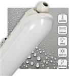 LED TL armatuur compleet koelwit 4000K - 29W 4640 lumen - 120cm IP65 waterdicht IK08