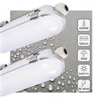 2 PACK - LED's Light Pro TL armatuur 120 cm - Energielabel B - Dimbaar licht - 5400 lm