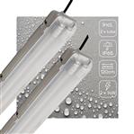2 PACK - LED's Light LED TL licht balk met sensor 120 cm - Bewegingssensor en nachtsensor - Waterdic