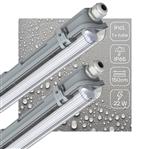 2 PACK - LED's Light LED TL armatuur 150 cm compleet met LED TL buis - 2880lm
