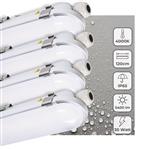 4 PACK - LED's Light Pro TL armatuur 120 cm - Energielabel B - Dimbaar licht - 5400 lm