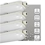 LED TL Armatuur Pro 3680 lumen - 23W - Koelwit 4000K - 150cm - IP65 Waterdicht - IK08 Slagvast - Kop