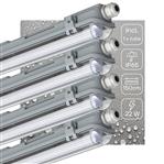 4 PACK - LED's Light LED TL armatuur 150 cm compleet met LED TL buis - 2880lm