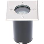 LED Grondspot Inbouw Vierkant - GU10 Fitting - Max 35W - IP67 Waterdicht - Berijdbaar 1500kg - Zwart