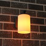 LED's Light LED Wandlamp Milky met E27 fitting - IP44 - Model Noto - Antraciet