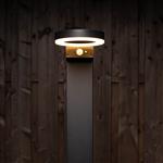 LED's Light RVS Solar LED Tuin Lantaarnpaal met Bewegingssensor - Draadloos - 3 standen - Zwart