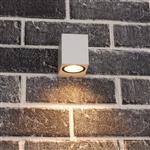 NØRD Down - LED's Light LED Wandlamp Buiten met GU10 fitting - Vierkant - IP44 - Wit - Model Rome