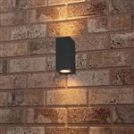 NØRD Up&Down - LED's Light LED Buitenlamp met GU10 fitting - Rechthoek - IP44 - Antraciet - Model Mi