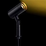 LED Prikspot GU10 - IP54 - Kantelbaar - Antraciet - Grondspies