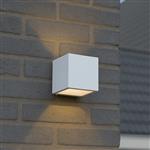 Lumo Cube Wit - Wandarmatuur zonder lichtbron - Excl 1xG9 - IP65