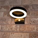 RVS Solar LED Buitenlamp met bewegingssensor - Draadloos - 3 standen - Zwart