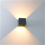 LED's Light Kubus LED Wandlamp voor buiten - Omhoog&Omlaag licht - IP65 - Antraciet