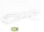 Waxkoord 1.5 mm wit 1,2 mtr.