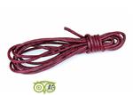 Waxkoord 1.5 mm Bordeaux-Bruin 1,2 mtr.