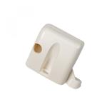 Remiflair 1 Eindkap met Bevestiging Links Crèmewit