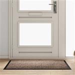 vidaXL Deurmat Beige 60 x 40 x 1.2 cm Teddy Stof